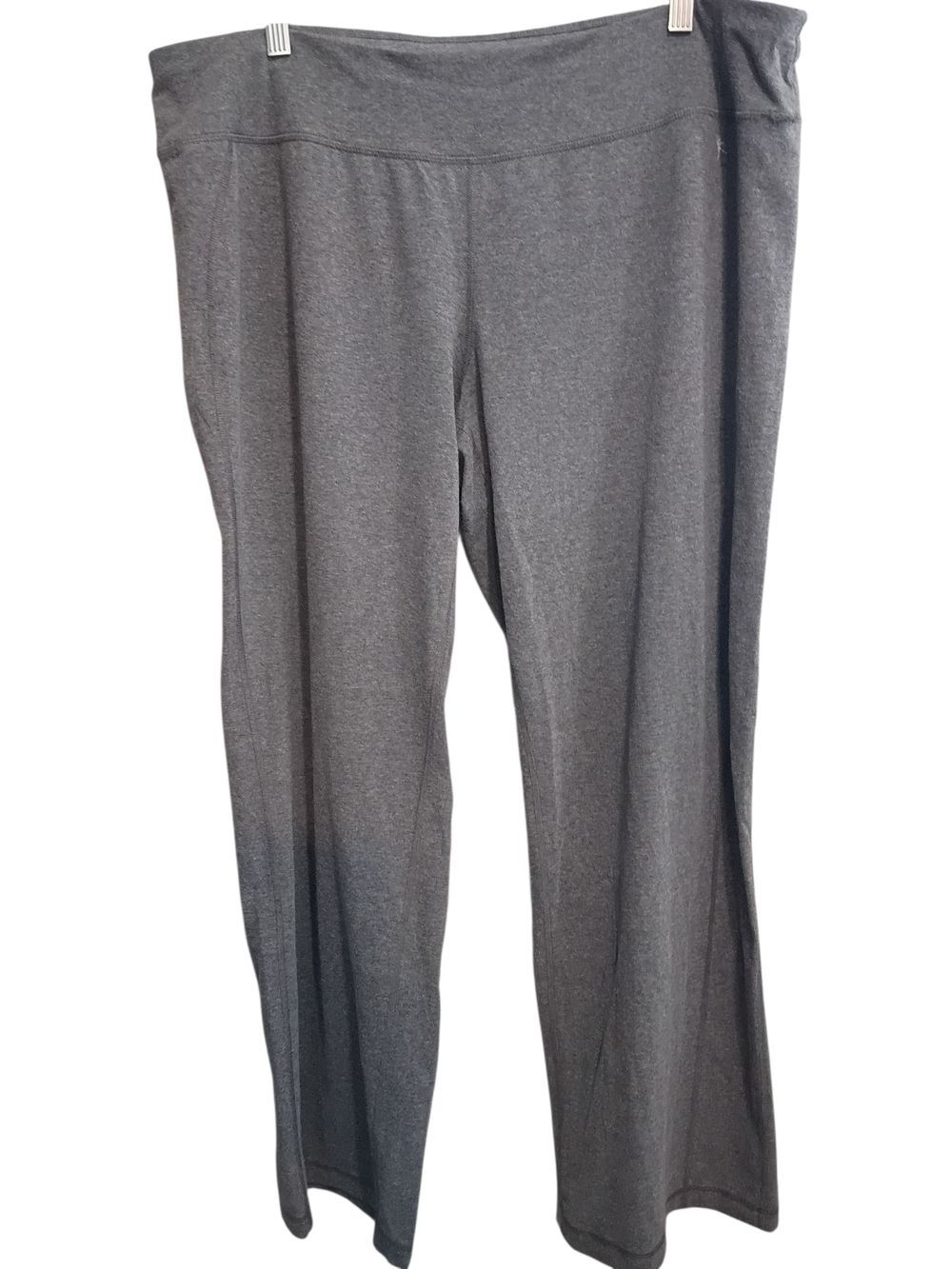 Danskin Pants 2XL Petite, Two Pairs Women's Gray and Black Stretch Ponte